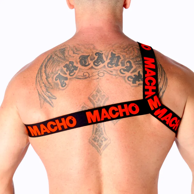 Macho - Roman Harness Red S/M 3