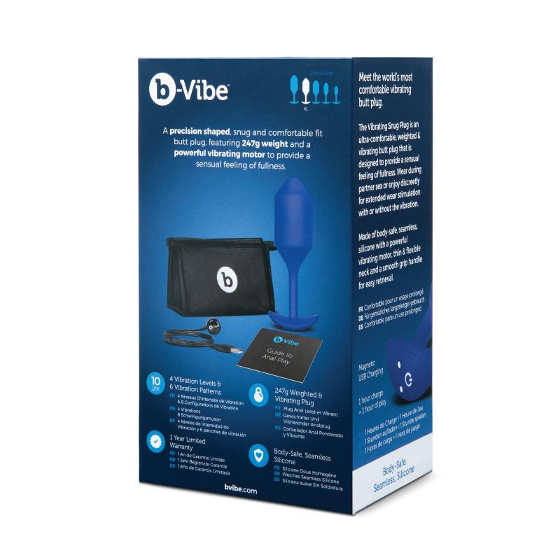B-Vibe - Vibrating Snug Plug Xl Navy 7