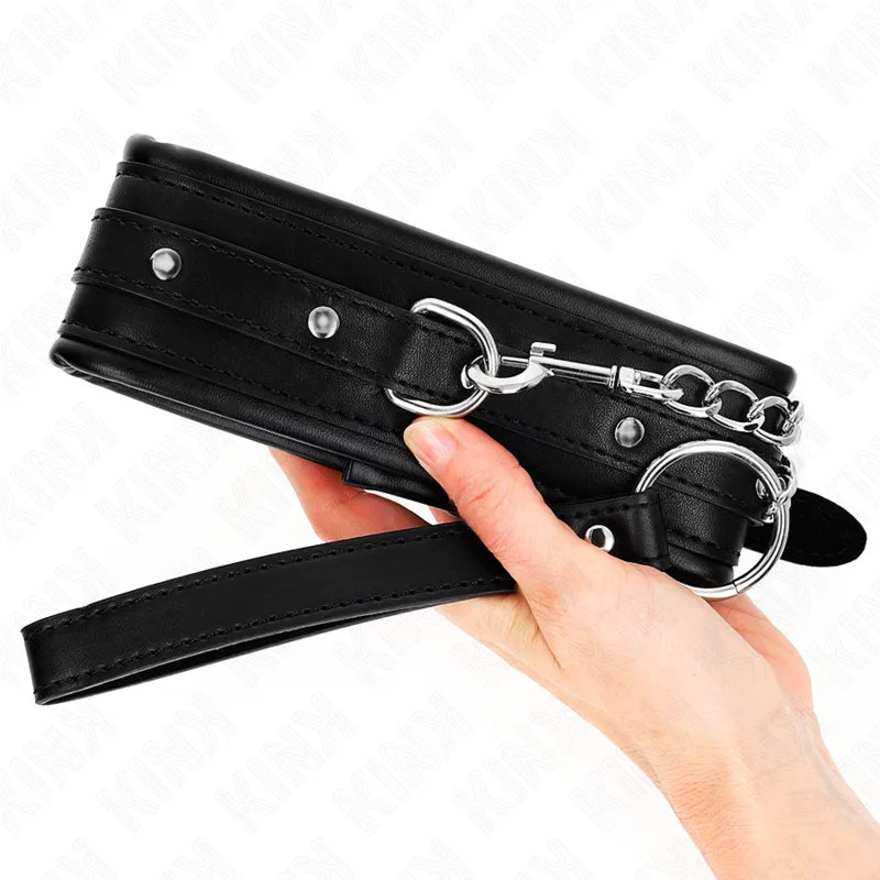 Kink - Necklace With Shiny Buckle Strap 65 Cm 48.5 Cm X 5.3 Cm 3