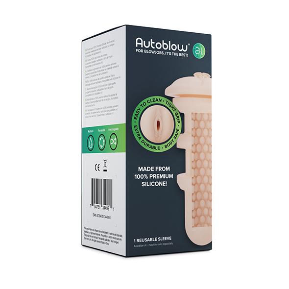 Autoblow - A.I. Silicone Vaginal Sleeve Beige