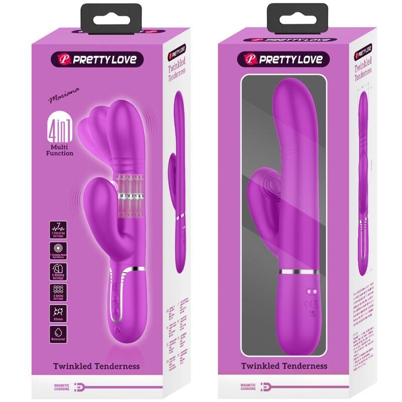 Pretty Love - Multifunction G-Spot Vibrator Fuchsia