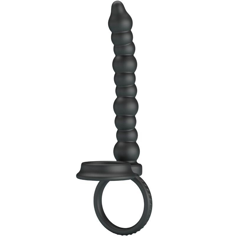 Pretty love - dillion double penetration cock ring black 1