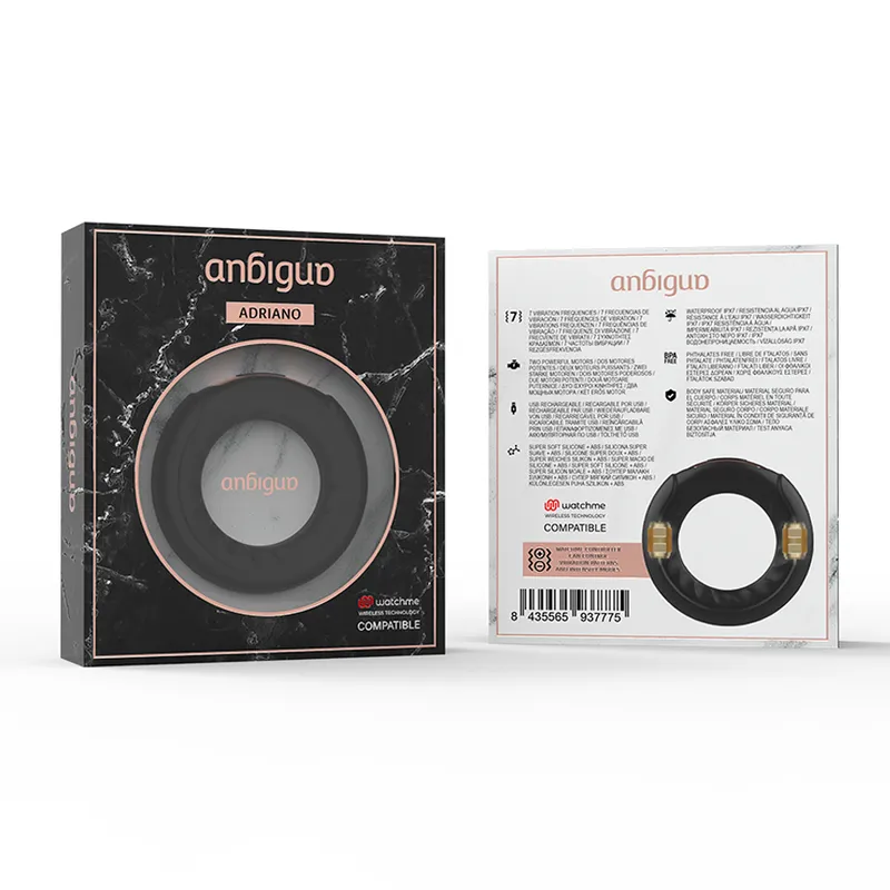 Anbiguo Adriano Vibrating Ring Watchme Wireless Technology Compatible - Krúžok Na Penis