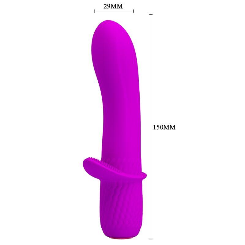 Pretty Love - Troy Purple Rechargeable Vibrator 4