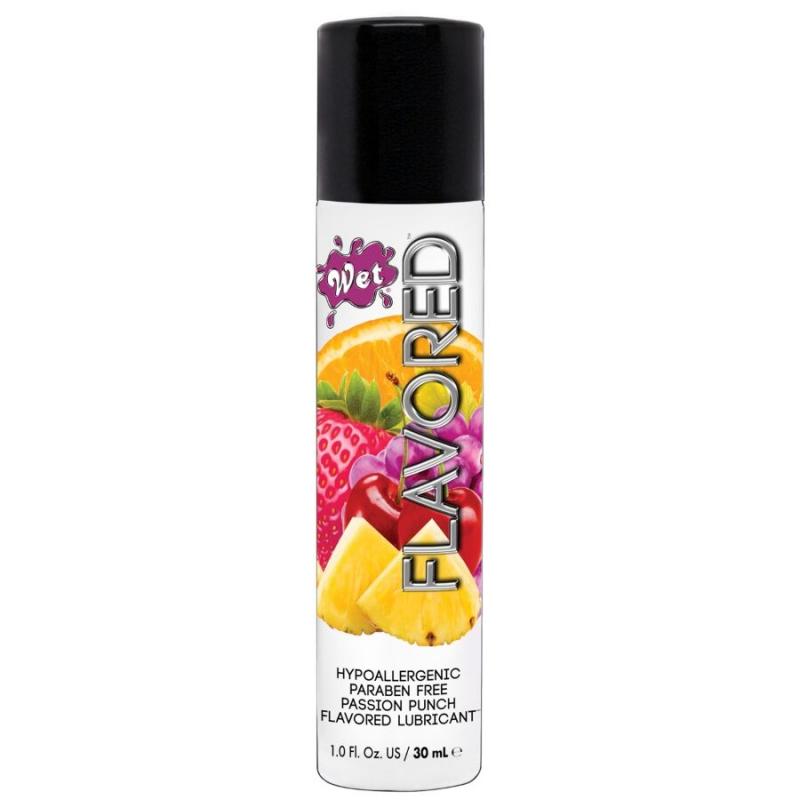 Wet Flavored Lube Passion Fruit 30 Ml