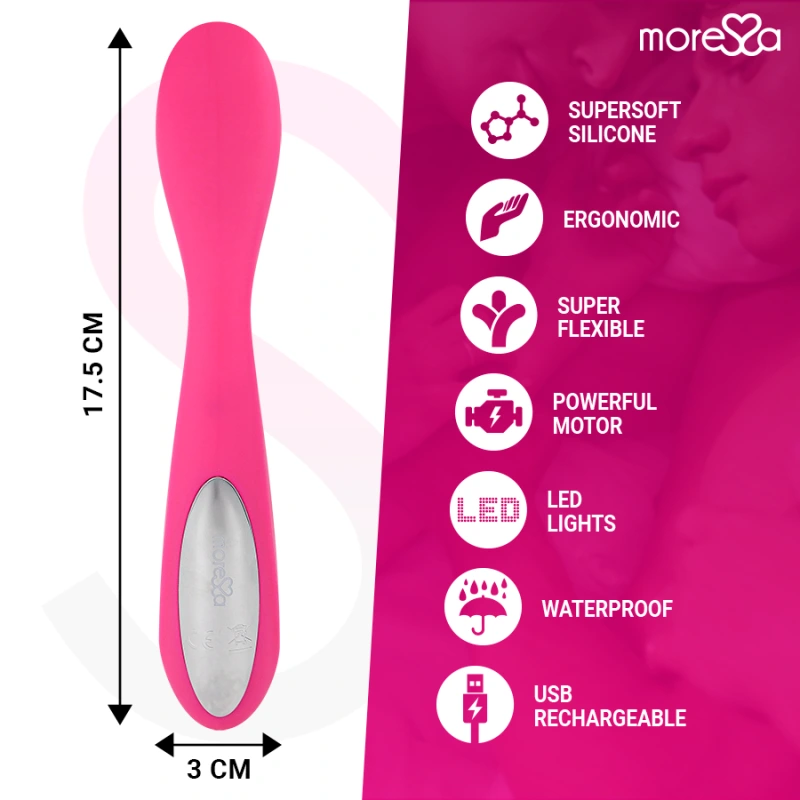 Moressa - druso premium silicone rechargeable 3