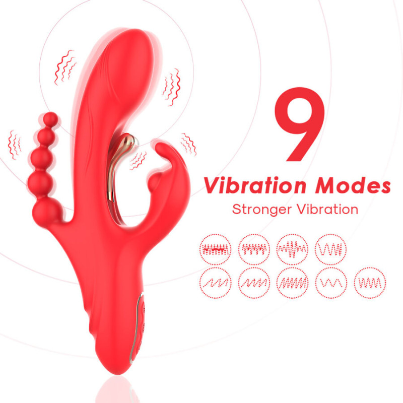 Armony - g-spot and clitoris stimulator vibrator red 2