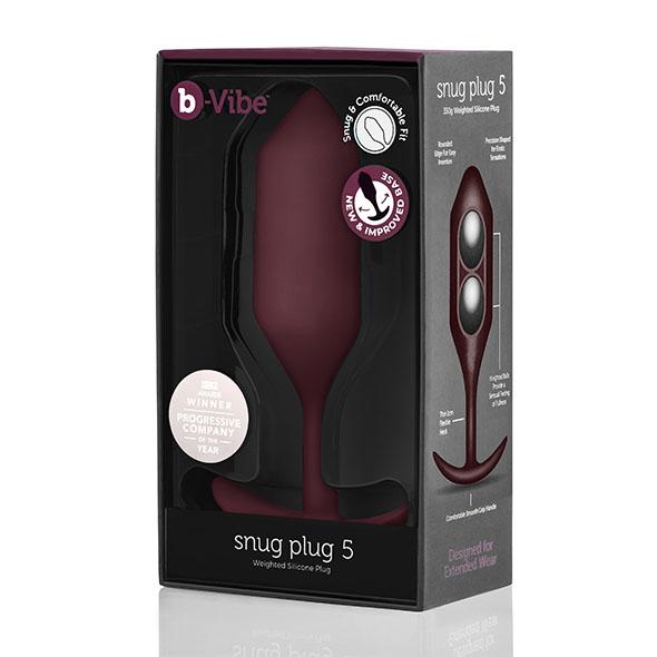 B-Vibe - Snug Plug 5 Dark Red 10