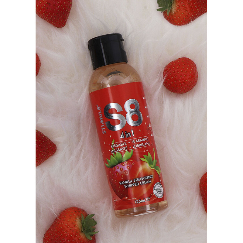 Stimul8 - s8 4 in 1 strawberry dessert lubricant 125 ml 1