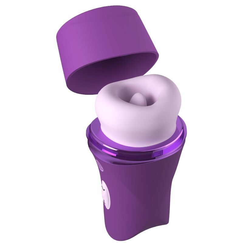 Fantasy for her - lush kiss plush purple suction & licking clitoral stimulator 1