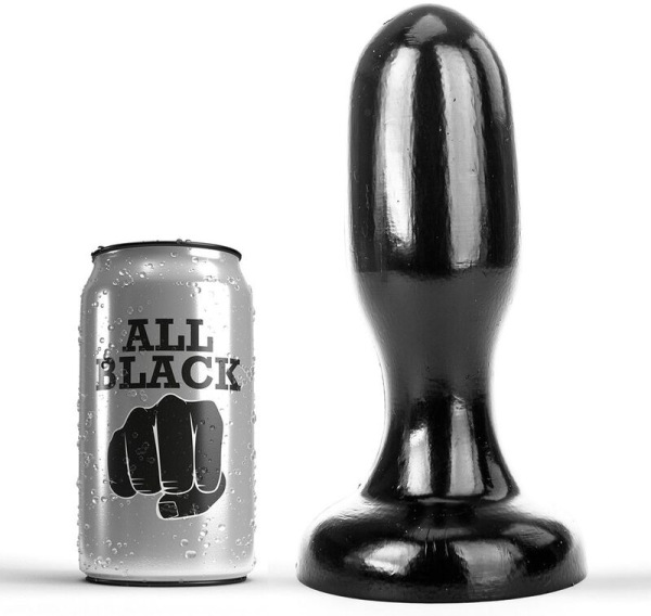 All black - plug anal 19,5 cm