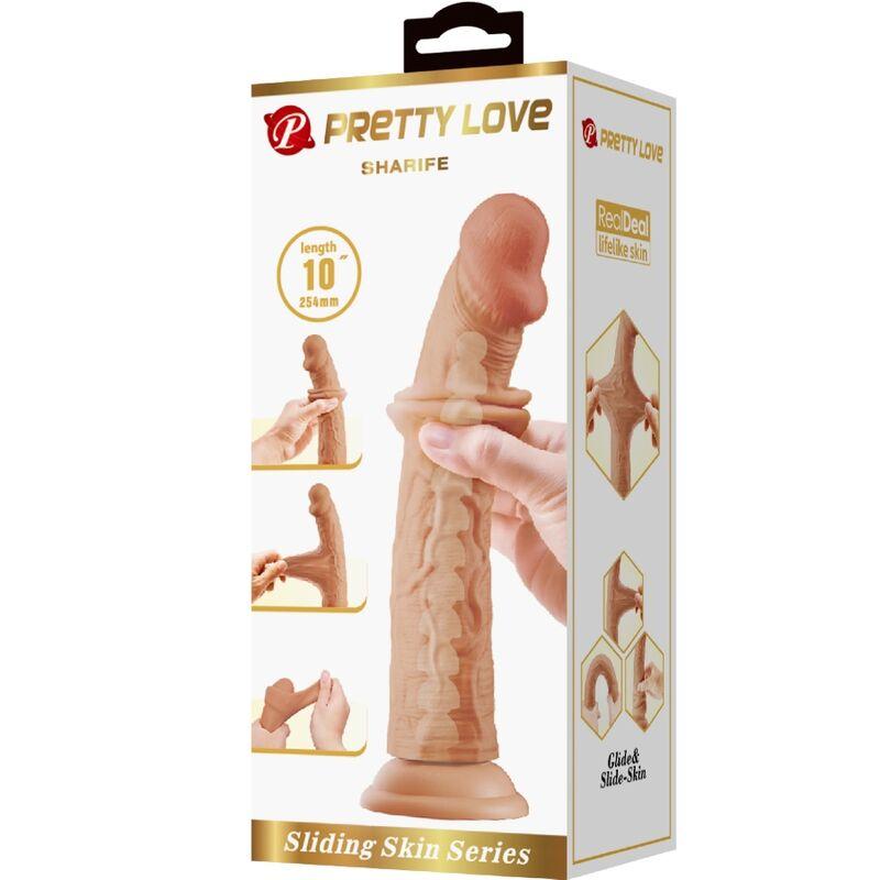 Pretty love - sharife realistic dildo 25 cm flesh 5