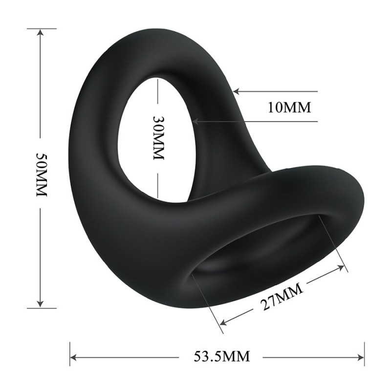Crazy bull - nestor ergonomic penis and testicle ring 5