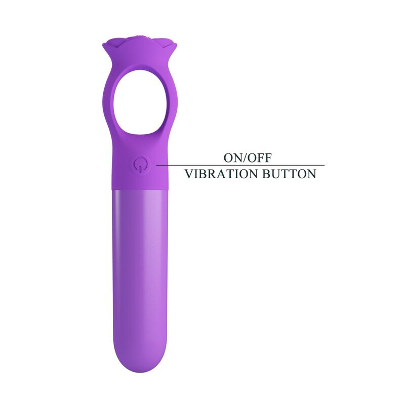 Pretty love - giana rechargeable mini vibrator massager purple 3