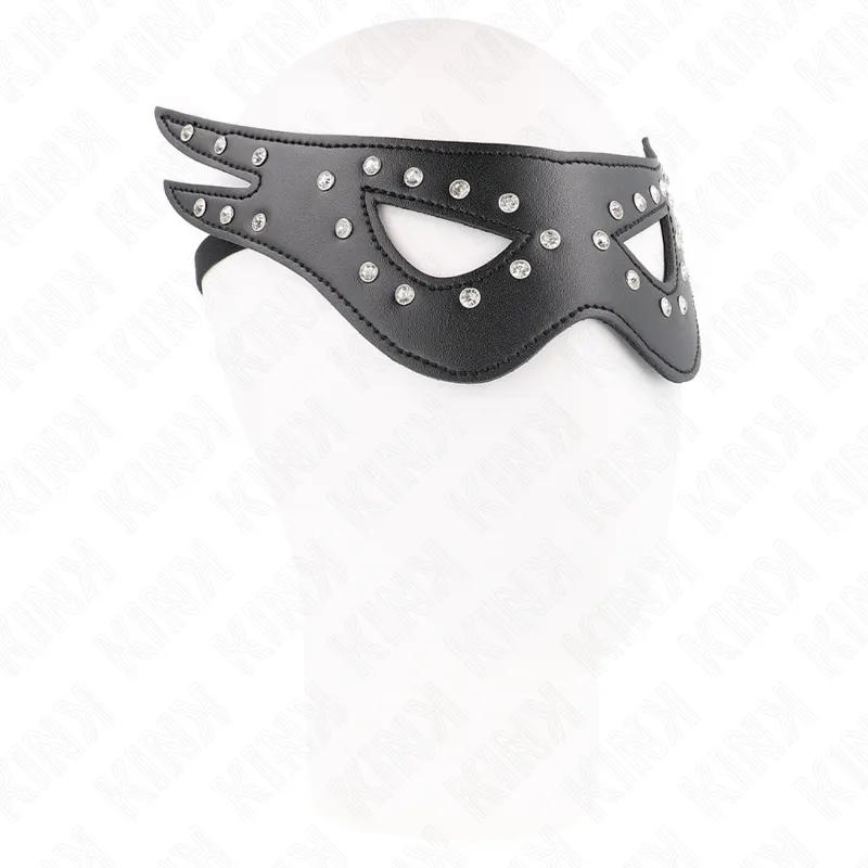 Kink - Sexy Leatherette Mask Model 2 27 X 13 Cm 2