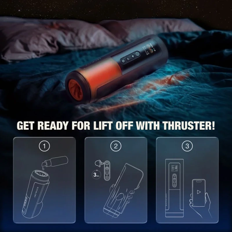 Arcwave - thruster automatic male stroker with thrusting, rotation and control 5