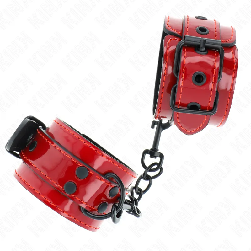 Kink - Dark Red Wrist Cuffs 23 X 5 Cm 1
