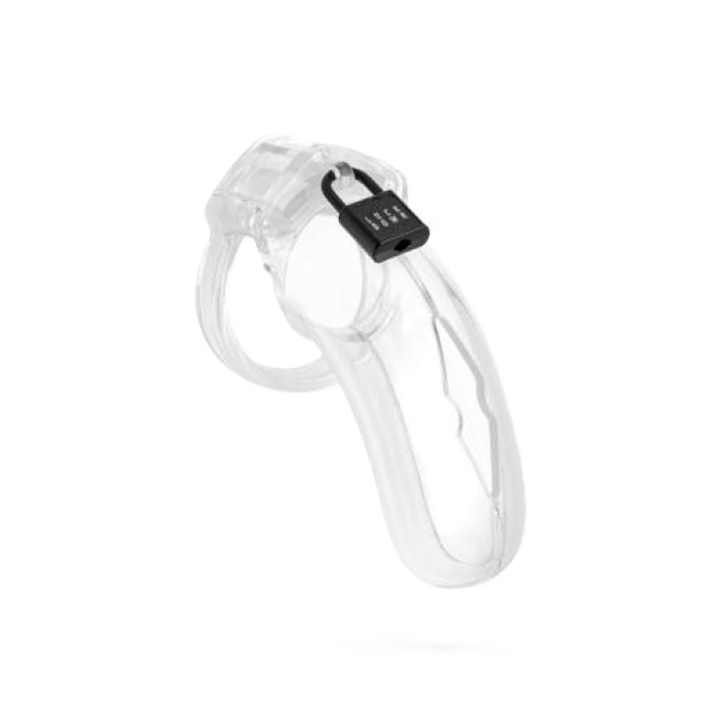 Lockdown Chastity Cage Transparent L - Klietka Na Penis 1