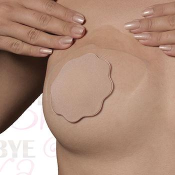 Bye-Bra Breast Lift + Silk Nipple Covers Cup D-F