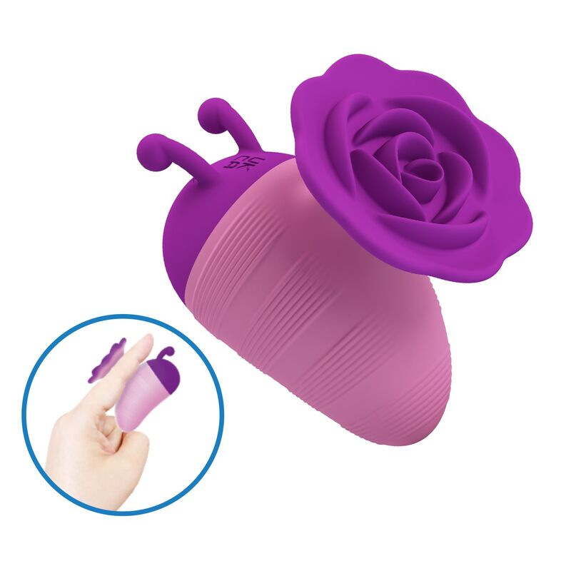 Pretty love - little bee rechargeable clitoral stimulator 7 modes purple-pink 10