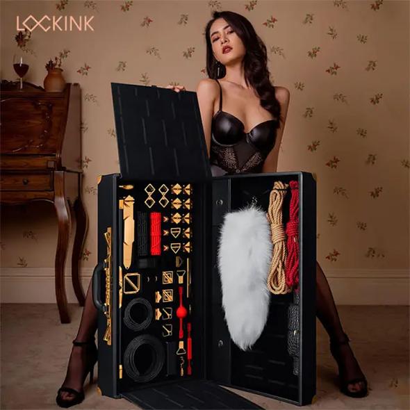 Lockink - All-In-1 Bdsm Play Kit Black