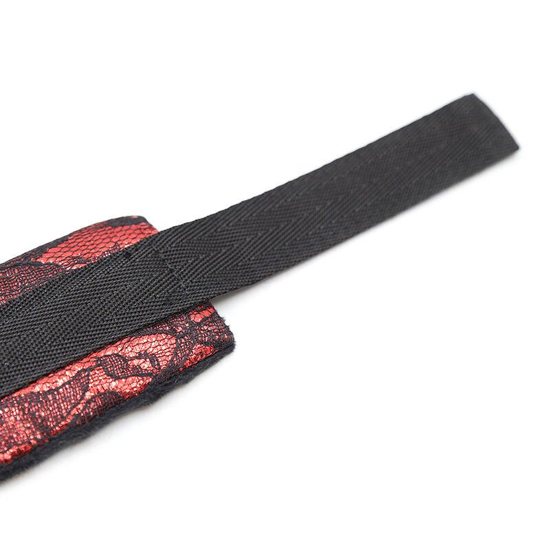 Ohmama Fetish Short Velvet Lace Wrist Restraints Nylon 6