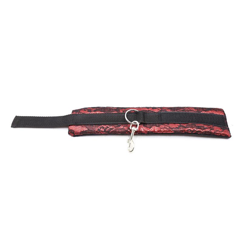 Ohmama Fetish Short Velvet Lace Wrist Restraints Nylon 5