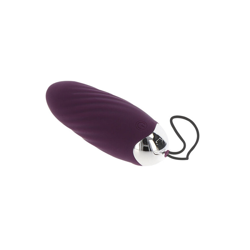 Toyjoy - happiness knock knock eggstavagant vibrator with remote control purple 1