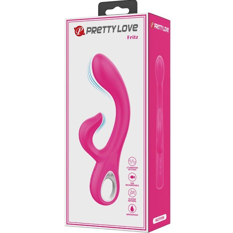 Pretty love - fritz rabbit vibrator 12 vibrations pink 8