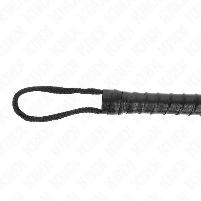 Kink - Black Rope Whip 56 Cm 5