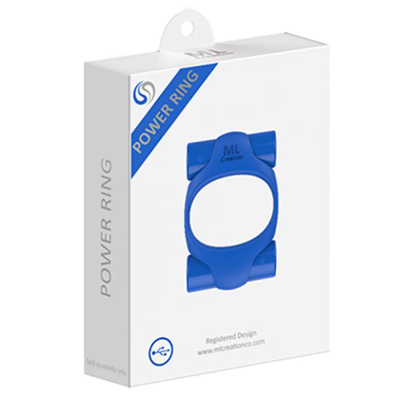 Ml Creation  Power Ring Usb Rechargeable Blue