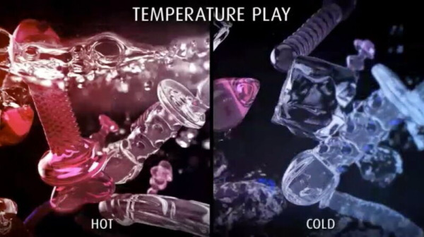 Icicles - n. 75 glass dildo 8