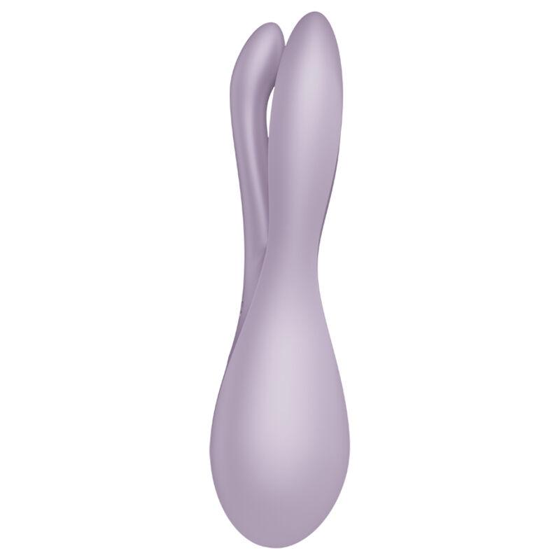 Satisfyer Threesome 2 Vibrator - Violet 2