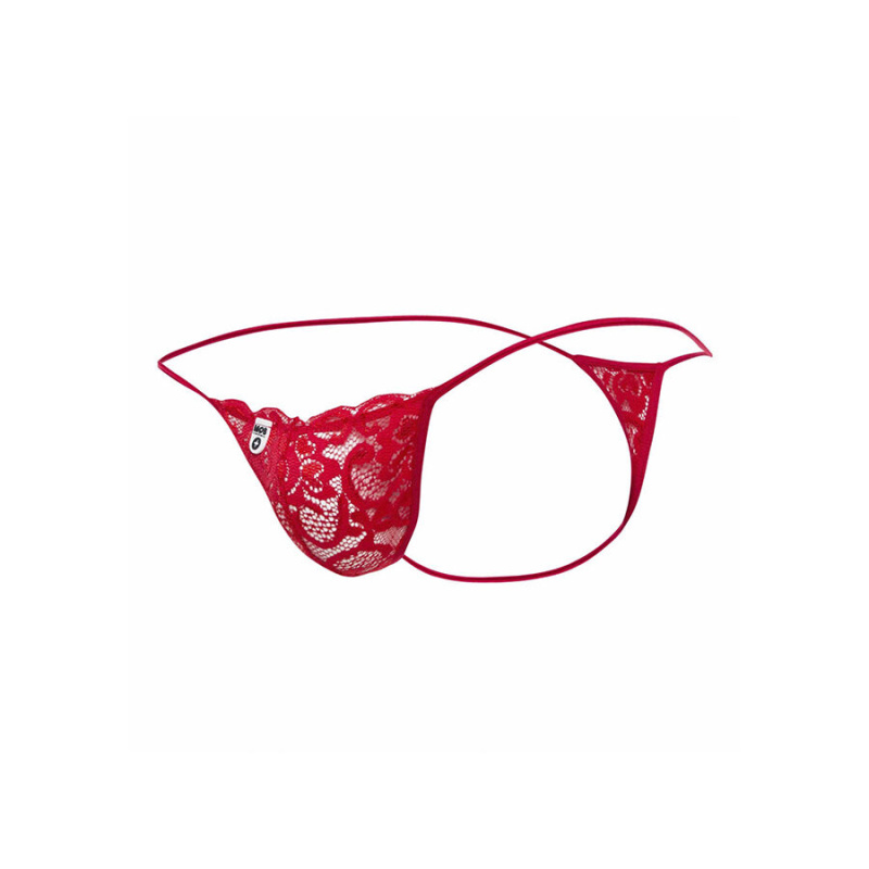 Mob - red lace thong size s/m 3