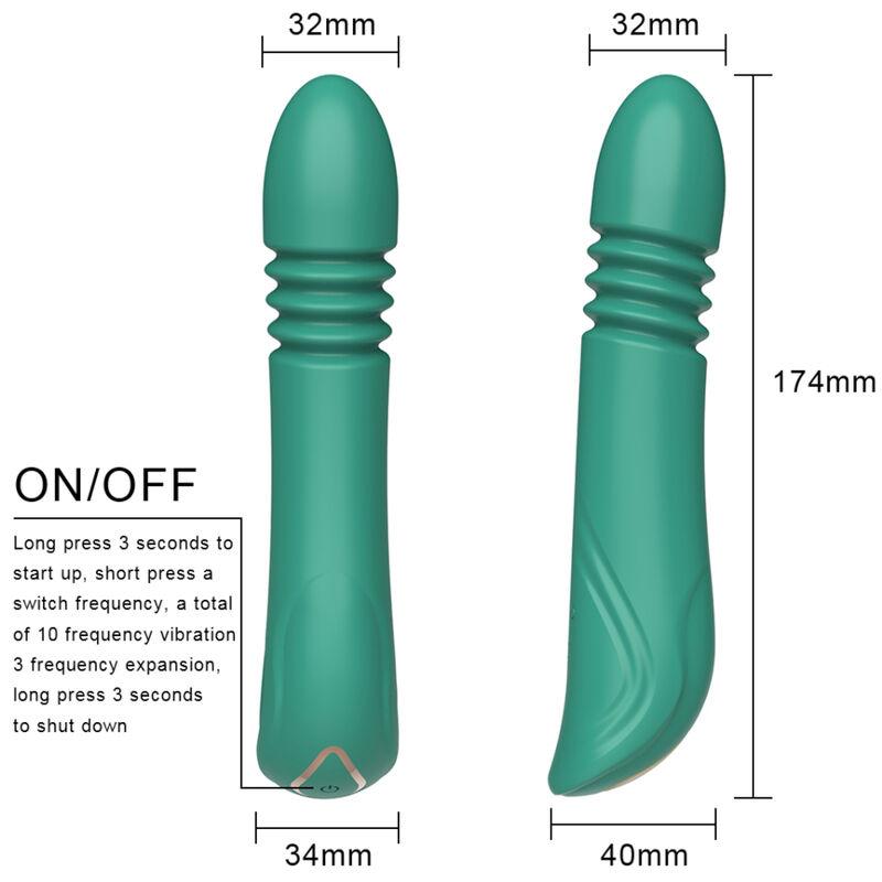 Armony - Green G-Spot Vibrator & Thrusting