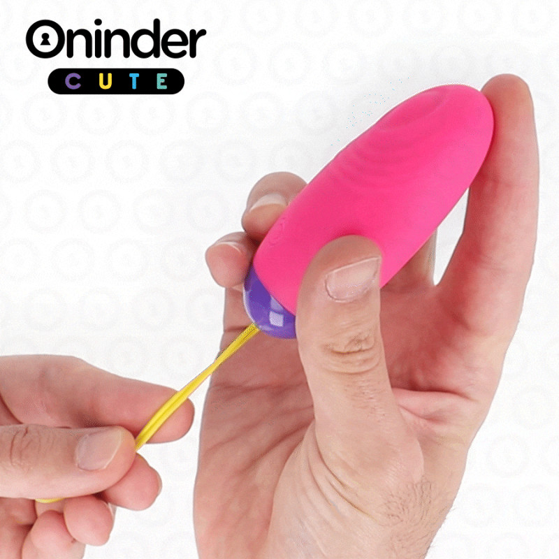 Oninder cute - love pleasure vibro-wave tapping silicone egg - free worldwide app