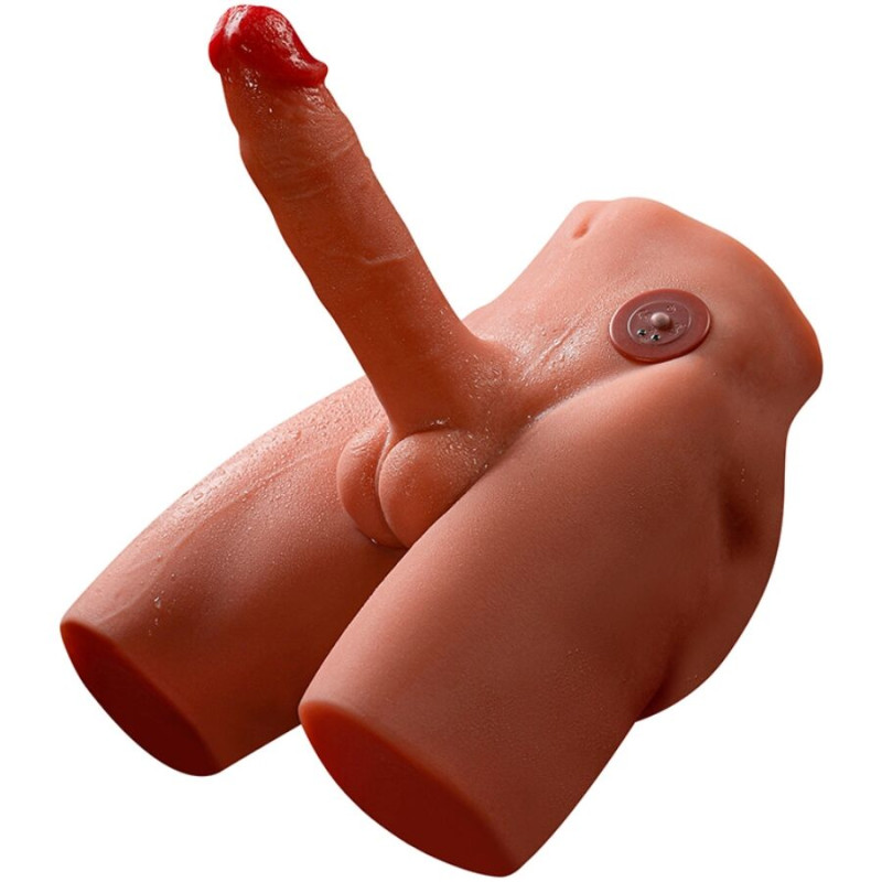 Xise - jason realistic dildo masturbator with thrusting and vibration 17 cm 6