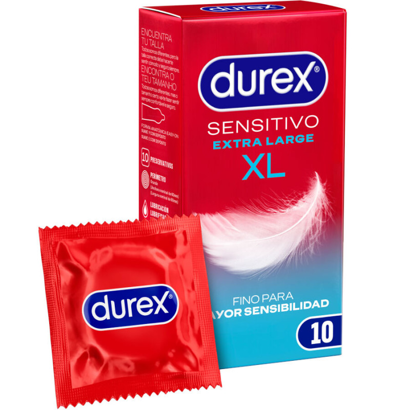 Durex Sensitive XL Condoms 10 units - Kondómy