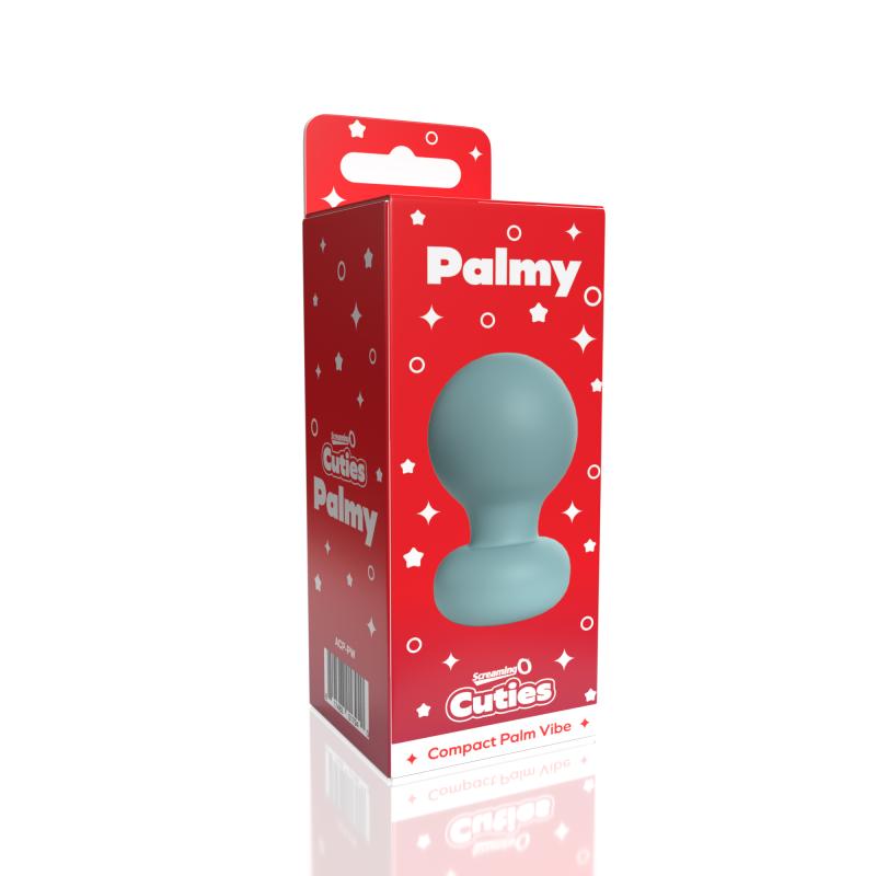 Screaming O - Cuties Palmy Palm Massager Blue 7