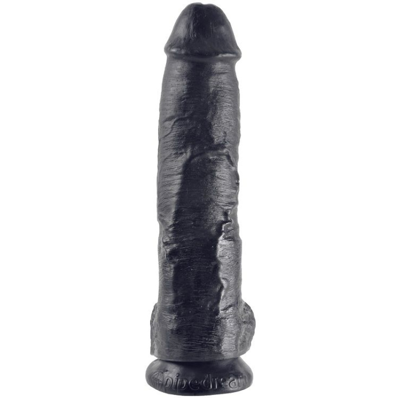 King cock - dildo black with balls 25.4 cm 4