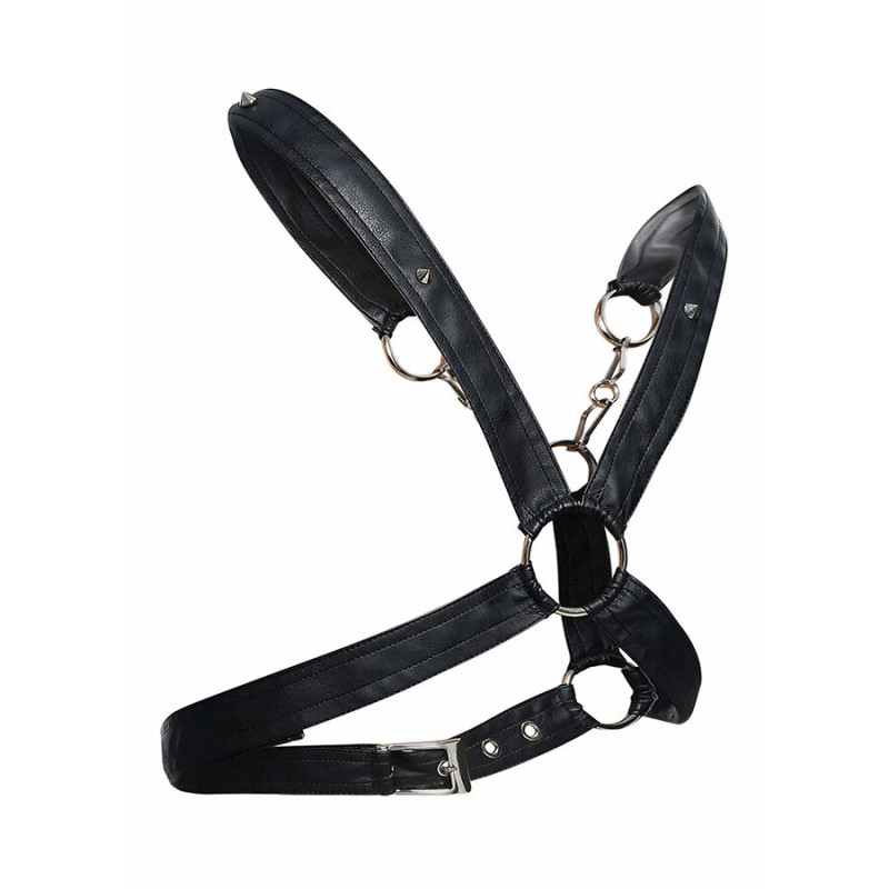 Mob - dngeon crossed black chain harness one size 5