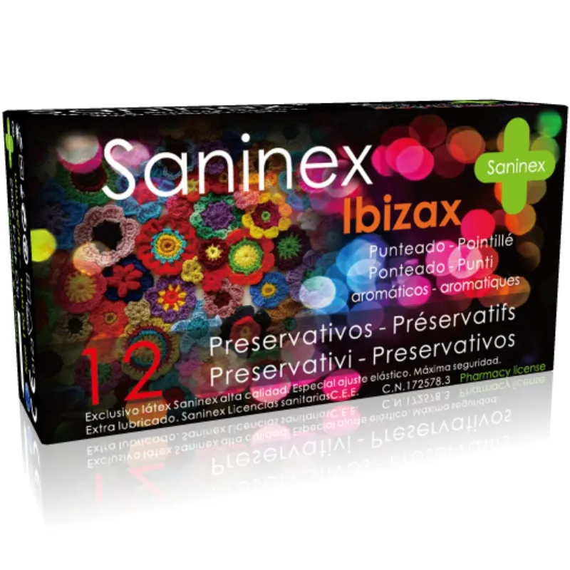 Saninex Condoms Ibizax Condoms 12 Units