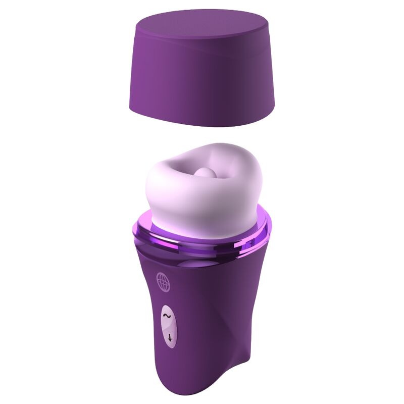 Fantasy for her - lush kiss plush purple suction & licking clitoral stimulator 2