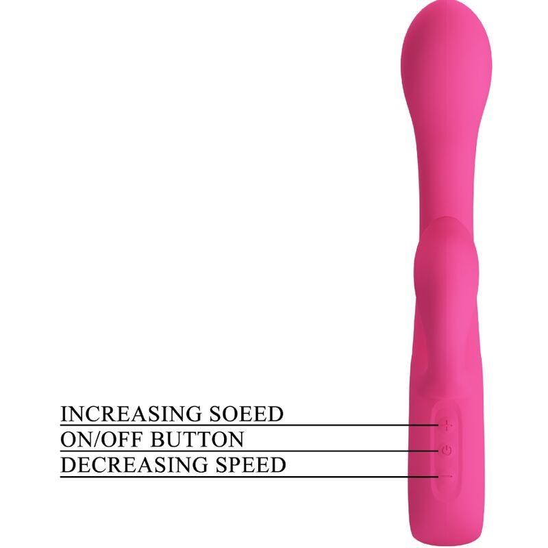 Pretty love - fritz rabbit vibrator 12 vibrations pink 5