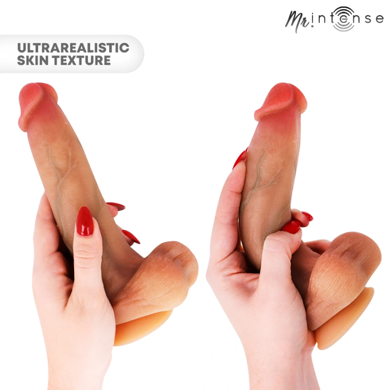 Mr intense - bruce m silicone dildo with testicles 20 cm -Ø- 4.5 cm 1