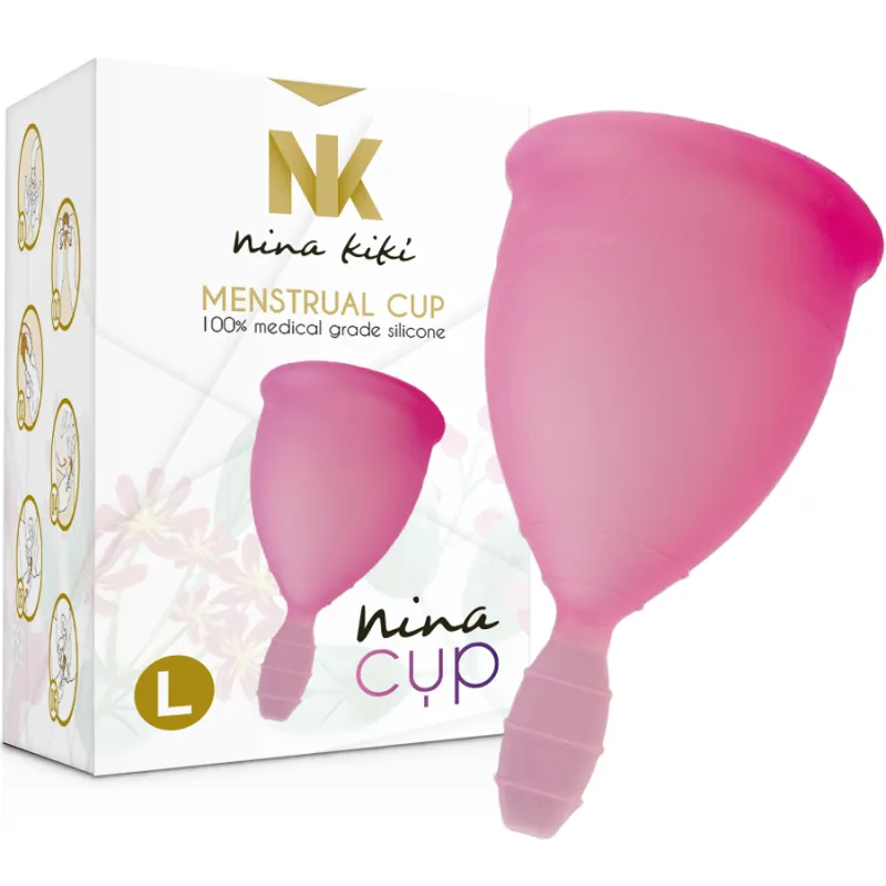 Nina Cup Menstrual Cup Size Pink L 7