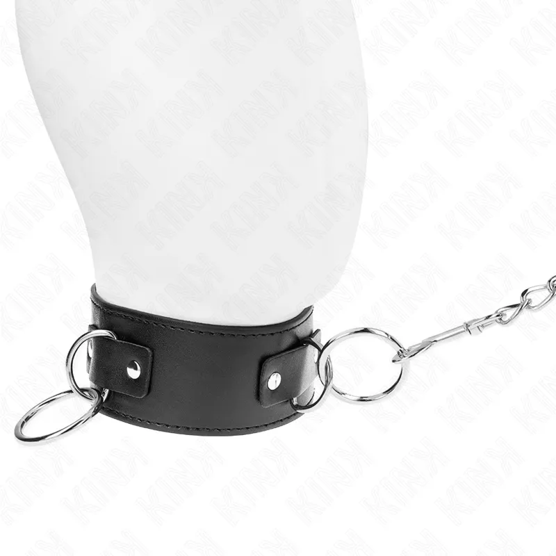 Kink - Necklace With Leash 65 Cm 3 Ring Model 2 Adjustable 36-43 Cm X 5 Cm