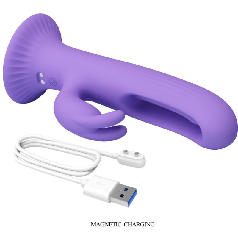 Pretty love - killmoulis rabbit vibrator 12 vibration modes purple 7