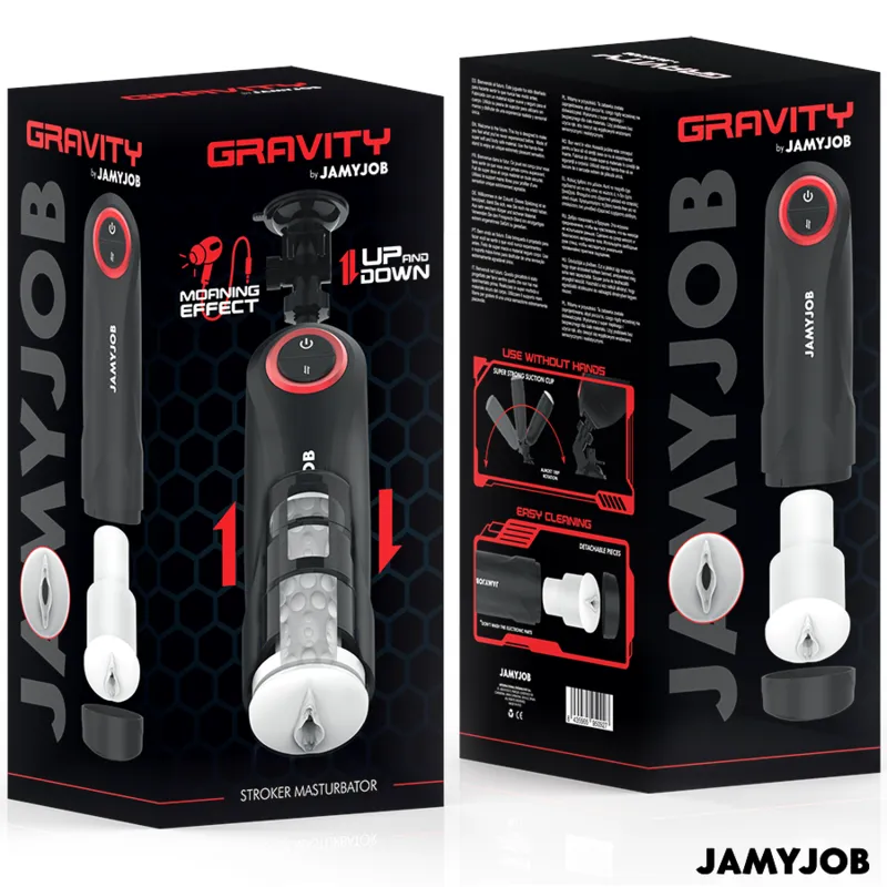 Jamyjob - gravity automatic vagina masturbator 5 suction modes 6