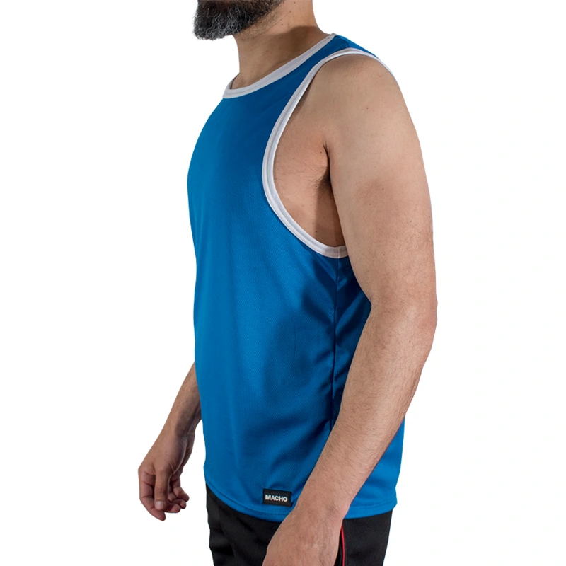 Macho - cmv002 blue gym t-shirt s/m 1